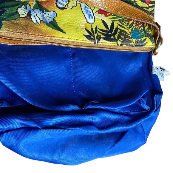 Artistic Expressions by Sharif 1827 Unique “Tropical” hand painted Bag Purse - Picture 7 of 9